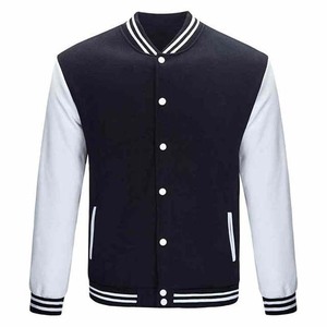 High Quality Men's Baseball Letterman Varsity <b>Jacket</b> Coated <b>Canvas</b> Winter Anti-Bacterial Custom Embroidery - Product Image 1
