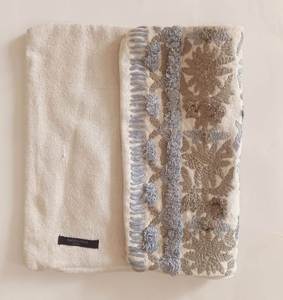 Bohemian Embroidered Cotton <b>Linen</b> Cushion <b>Cover</b> with Floral Pattern Zipper Closure Rectangle Home Decor - Product Image 4