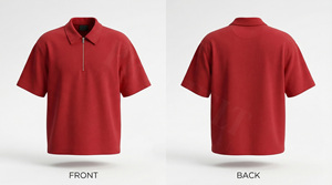 Polo en tissu de haute qualité 100% pour l'été, design de logo personnalisé, fermeture éclair sur le devant, pour un usage décontracté, polos pour hommes - Product Image 6
