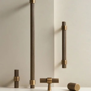 Poignées de porte en métal, poignées de porte en laiton, poignées de porte en acier inoxydable pour hôtel et maison, quincaillerie architecturale décorative d'intérieur - Product Image 1