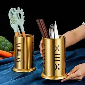 Ensemble de porte-couverts en bois avec plateau, organisateur d'ustensiles à 3 compartiments, support de rangement pour cuillères, fourchettes et couteaux, caddy de table de cuisine - Product Image 5