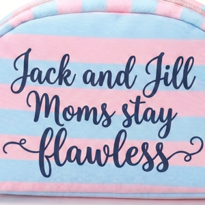 Stay Flawless Makeup Bag Cosmetic Organizer Zipper Pouch Travel Beauty <b>Storage</b> Case Portable <b>Toiletry</b> Bag Daily Use - Product Image 2