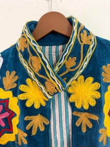 Unisex Cotton Suzani Hand Embroidered Best Jacket Coat for <b>Summer</b> Women's Winter Wear Bridesmaid Gifts Wholesale Supply for Bath - Product Image 4