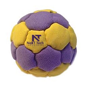 NEXT <b>TECH</b> INDUSTRIES Sport Ball Purple Yellow Customized Pattern Durable Classic Style Football Equipment 2.5 Inches Super - Product Image 2