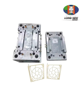 Moule d'injection plastique HIPS personnalisé LONGNEW pour pièces de ventilateur de refroidissement |   Moule en acier à 4 cavités à canaux froids avec surface polie - Product Image 4