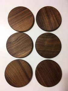 Multiple Design Wabi-Sabi Style Wooden <b>Coasters</b> Flower Bread Shape Handmade Reusable Durable Non-Toxic Decorative Table <b>Coaster</b> - Product Image 6