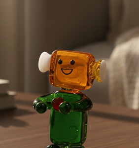 Figura Decorativa de Cristal Hecha a Mano, Arte en Cristal, Pisapapeles, Decoración para el Hogar, Oficina, Coche, Regalo Decorativo - Product Image 1