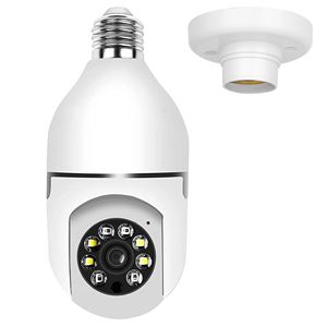 Telecamera di Sicurezza IP WiFi E27 Pan Tilt 1080P FHD con Audio Bidirezionale, Visione Notturna e Rilevamento del Movimento - Product Image 1