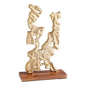 Best Seller Bronze Textured Disc Sculpture Luxury Decorative Accent For Modern Home Office Decor - Product Image 4