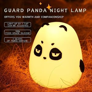 Luce Notturna LED in Silicone con Cambio Colore Arcobaleno, Design Coniglio/Orso Grasso/Orso Stolpe/Orso Castagna/Anatra, Controllo Touch - Product Image 5