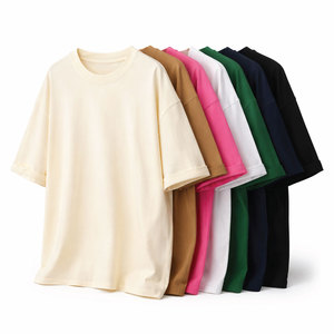 Camiseta Casual de Verano Personalizada al por Mayor, Estilo Urbano Oversize 100% Algodón para Hombre, Camiseta con Hombros Caídos para Hombre, Bangladesh - Product Image 3