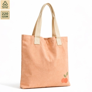 Custom Printed Cotton <b>Canvas</b> Grocery Tote Bag 220 GSM Reusable Retail <b>Shopper</b> Wholesale OEM Private Label Manufacturer Exporter - Product Image 1