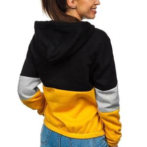 Sweat-shirt à capuche pour femme en coton de haute qualité, entièrement imprimé, manches longues, poche kangourou, design personnalisé, style streetwear - Product Image 2