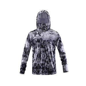 Hoodie de pêche avec masque intégré UPF50, séchage rapide, vêtements de pêche - Product Image 2