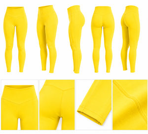Premium Womens 2 Piece Yoga Set Seamless Sports Bra High Waist Leggings Quick Dry Stretch SMART FABRIC Breathable Fitness Gym - Product Image 3