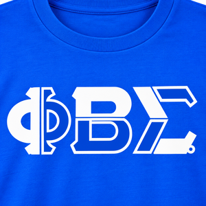Camiseta Phi Beta Sigma con diseño de letras griegas, cómoda camiseta de manga corta con cuello redondo para hombre, para actividades universitarias - Product Image 5