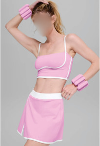 Ensemble de yoga et de fitness extensible et doux pour femmes, leggings taille haute et soutien-gorge de sport respirant, vêtements de sport - Product Image 6