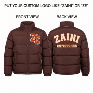 Chaqueta Acolchada Larga con Capucha para Hombre ZAINI, Chaqueta Casual con Exterior de Algodón Premium de 500g, Acolchado Resistente al Viento e Impermeable, Camuflaje - Product Image 1