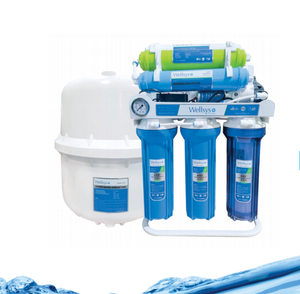 Wellsys RO-100 SGB 7 Stage <b>Reverse</b> <b>Osmosis</b> Water <b>Filter</b> System 100GPD Under Sink RO Water Purifier with 4.5G Tank - Product Image 6