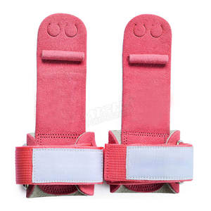 Poignées de gymnastique et d'haltérophilie professionnelles en cuir de vachette, légères, antidérapantes, à 2/3 doigts, avec fermeture à boucle, pour la protection lors des tractions - Product Image 4