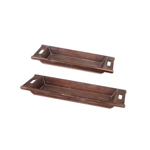 Bandeja de Madera para Desayuno, Café, Té, Aperitivos, Servir Comida, Cocina, Comedor y Decoración del Hogar - Product Image 1