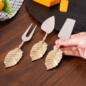 Designer <b>Cheese</b> <b>Knife</b> <b>Set</b> Metal Charcuterie Accessories for Hospitality and Dining Tables - Product Image 6