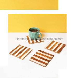 Simple Design of Hotel Kitchen and square Shape <b>Mother</b> of Pearl Inlay coaster with Handmade Use Best Quality Piece - Product Image 5