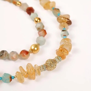 Collar de resina hecho a mano de alta calidad multicolor para mujer, joyería de moda con cadena de cuentas para bodas, de la India. - Product Image 2