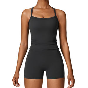 Nouvel arrivage : Ensemble de yoga sans couture pour femme – Tenue d'entraînement deux pièces ultra-extensible – Vêtements de sport pour la gym et le fitness (leggings et haut) - Product Image 4