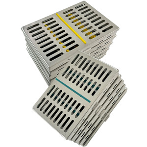 Caja de Esterilización Dental Medivolve para 10 Instrumentos, Acero Inoxidable Alemán, Caja para Autoclave, CE ISO OEM ODM, Mejor Proveedor - Product Image 3