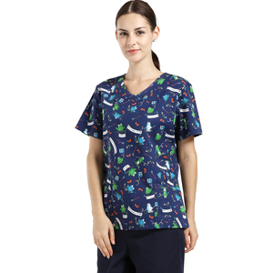 Tenues médicales ANNO en polyester/coton tissé, fabriquées au Pakistan, haute technologie, respirantes, douces, pour infirmières, médecins, uniformes médicaux unisexes - Product Image 4