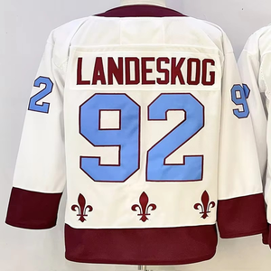 Jersey de Hockey Cosido para Hombre, Mejor Vendido, Cale Makar, Gabriel Landeskog, Nathan MacKinnon, Tallas S-3XL - Product Image 2