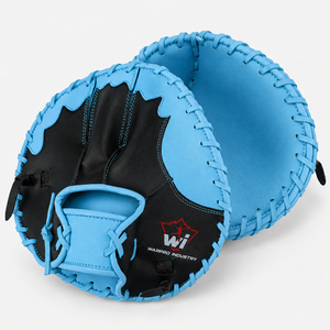 Gant de receveur de baseball synthétique haut de gamme pour droitiers et gauchers, avec sangle réglable, motif en H, durable, pour l'entraînement sportif, pour adultes et jeunes - Product Image 4