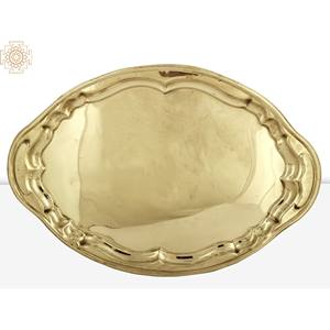 Bandeja hecha a mano decorada tradicional de 20 pulgadas Artículo de decoración para el hogar Hecho EN LA India Artículo hecho a mano - Product Image 1