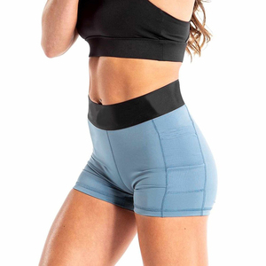 Shorts de Compresión para Mujer, Shorts Deportivos de Nylon, Cintura Alta, Elásticos, para Correr, Fitness, Yoga, Venta al Por Mayor - Product Image 4