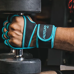 Custom Half-finger Gym Fitness Gloves <b>Foam</b> <b>Padding</b> Bodybuilding Training Palm Protection Cross-fit Weightlifting Unisex workout - Product Image 2