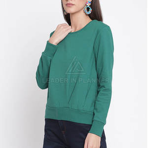 เสื้อสเวตเชิ้ตขายส่งราคาดีที่สุด ขายดีที่สุด สกรีนโลโก้ได้ คอกลม ทรงโอเวอร์ไซส์ เสื้อสเวตเชิ้ตผู้หญิง - Product Image 2