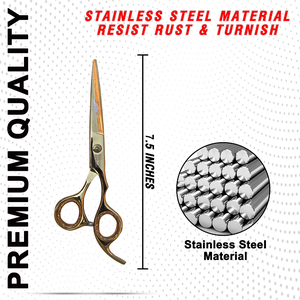 Ensemble de ciseaux à effiler professionnels pour barbier, ciseaux de coiffure pour salon, outil de coupe de cheveux, fournitures de beauté - Product Image 4