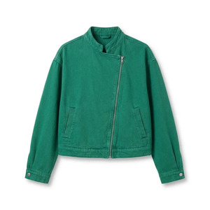 Wholesale Womens Cropped Trucker Jacket Washed Denim for Fashion Retailers Low MOQ Bulk Supply - Product Image 5