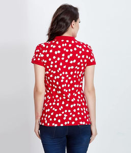 Camiseta Polo Sublimada para Mujer, Talla Adulto, al por Mayor, Informal, Ligera, Último Modelo, con OEM - Product Image 3