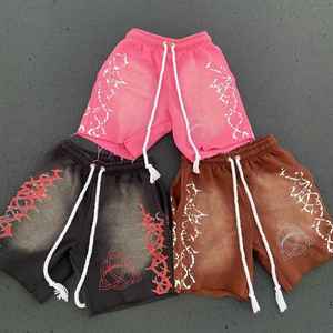 Men's Casual Drawstring Shorts 100% Polyester Sublimation Print Breathable Mid Waist Short Shorts With <b>String</b> Closure - Product Image 5