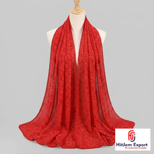 Tissu doux pour accessoires de cou en coton, viscose et polyester, léger, tissé, marque blanche, fabricant OEM ODM sur mesure - Product Image 4