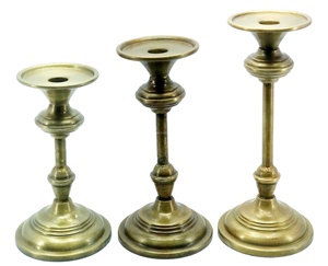 ฟาร์มโลหะเชิงเทียนเหล็กคุณภาพสูงตกแต่งบ้านและสวนใช้เทียนทองเหลืองโบราณเชิงเทียนเหล็ก - Product Image 1