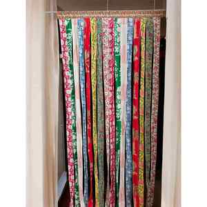 Traditional Handcrafted Silk Saree <b>Door</b> Curtains Decorative <b>Door</b> Hanging for Living Room Bedroom Entrance and Festive Home Decor - Product Image 1