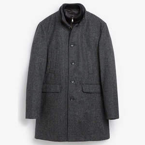 Abrigo de Lana Largo Premium para Hombre, Abrigo de Invierno de Lujo, Grueso y Cálido, Prenda Exterior de Corte Entallado 2026 en Venta - Product Image 1