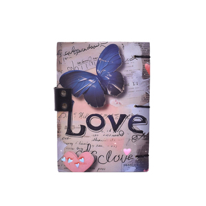 Cuaderno de Papel Hecho a Mano Premium A5 |   Diario Vintage con Diseño de Mariposa y Candado, 100 Páginas, Ecológico, Cuaderno de Regalo - Product Image 2