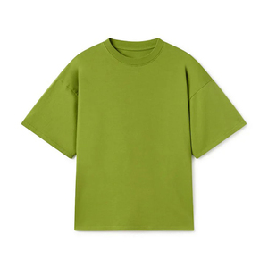 T-shirt personnalisé pour femme, streetwear, décontracté, manches courtes, en coton, broderie, jersey tricoté, haut pour le printemps et l'été - Product Image 1