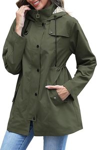 Wholesale Designer <b>Men</b> <b>Long</b> Winter Outdoor Windbreaker <b>Jacket</b> Stand Collar Vintage Style Lightweight Windproof Waterproof Front - Product Image 3