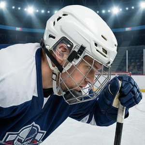 Casco de Hockey sobre Hielo OEM ODM con Protección Facial Personalizada, Casco Integral para Hockey, Protección Deportiva para Fútbol - Product Image 4