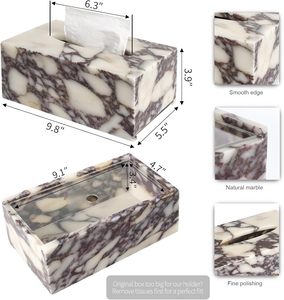 Caja de pañuelos multifuncional de lujo para el hogar, con logotipo y color personalizados |   Mesa de Baño, Escritorio de Oficina, Tocador, Mesita de Noche para Dormitorio - Product Image 4